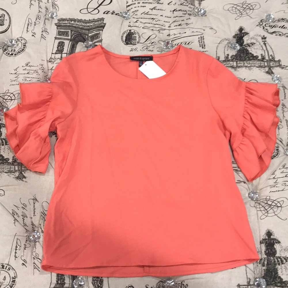 🎁 S & D Ruffle Sleeve Blouse - Picture 5 of 8